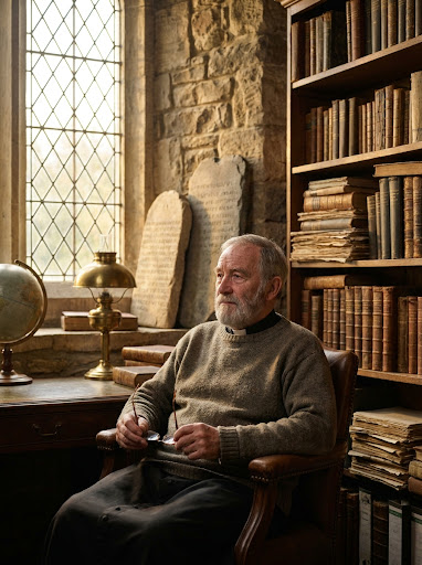 Priest Wisdom in study